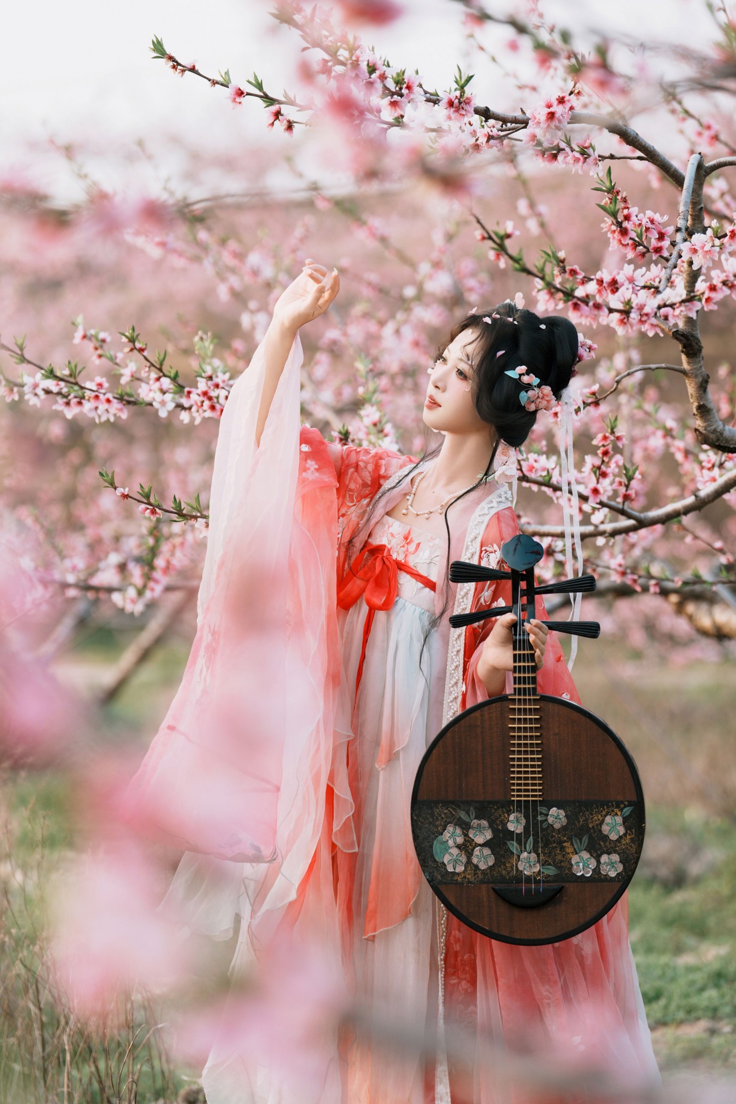 夏煦 – 《古风桃花人像》[19P]